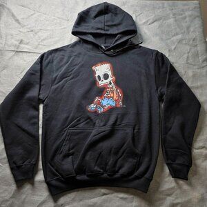 NEW The Simpsons Hoodie Black Men's - Size M
